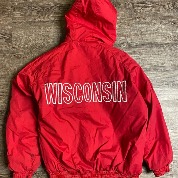 Wisconsin Fans Gear Winter Jacket rare - Picture 3 of 5